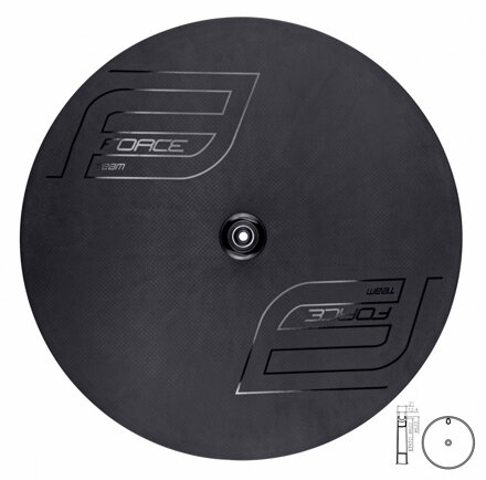 FORCE disk zadný plášťový karbónový pre kotúčovú brzdu FORCE disk zadný plášťový karbónový pre kotúčovú brzdu