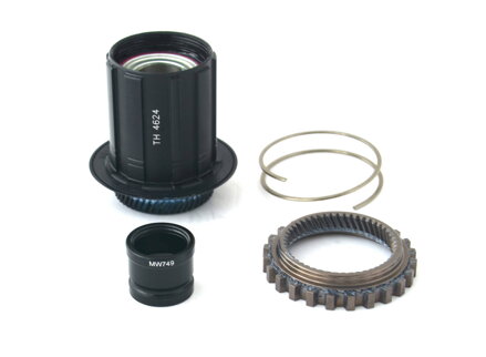 FSA orech DB Alloy HG PRS 54z - U2006/09 , U2193/94 , U2219  s DS koncovkou náboja a osku EL474