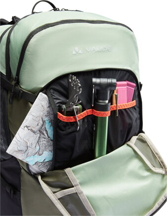 Vaude cyklistický batoh Bike Alpin 25+5, unisex, willow green