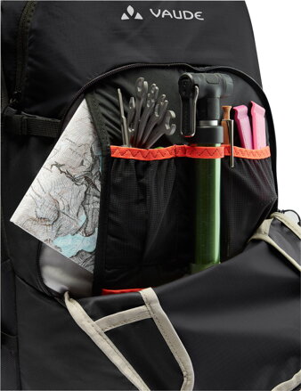 Vaude cyklistický batoh Bike Alpin 30+5, unisex, black