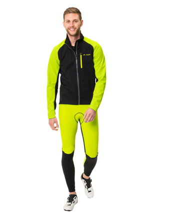 Vaude cyklistická bunda Posta Softshell VI, pánska, neon yellow