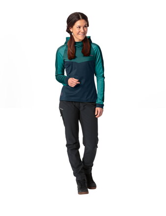 Vaude cyklistický dres Qimsa LS Shirt II, dámsky, mallar green
