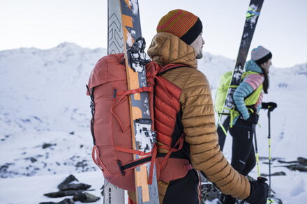 Vaude alpinistický batoh Serles 32, unisex, burnt red