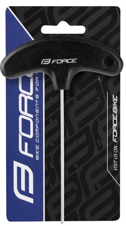 FORCE kľúč inbus 3x100mm, modrý FORCE kľúč inbus 3x100mm, modrý