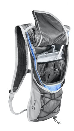 FORCE batoh TWIN PRO PLUS 14 l+2L rezervoár, šedo-modrý FORCE batoh TWIN PRO PLUS 14 l+2L rezervoár, šedo-modrý
