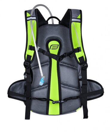 FORCE batoh JORDAN PLUS 20L+2L rez., šedo-fluo FORCE batoh JORDAN PLUS 20L+2L rez., šedo-fluo