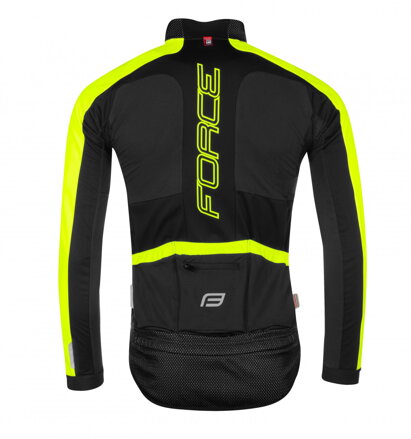 FORCE bunda X100, zimná, čierna-fluo FORCE bunda X100, zimná, čierna-fluo
