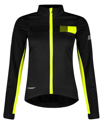 FORCE dámska bunda FROST softshell, čierno-fluo FORCE dámska bunda FROST softshell, čierno-fluo