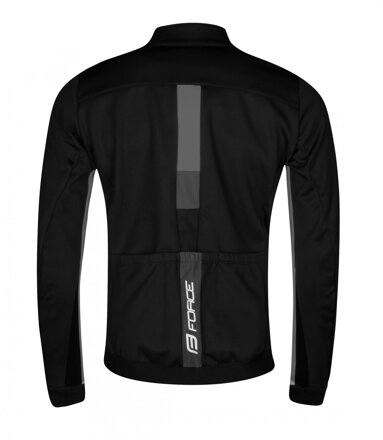FORCE bunda FROST softshell pánska, čierno-šedá FORCE bunda FROST softshell pánska, čierno-šedá