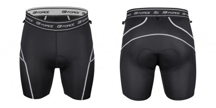 FORCE kraťasy BLADE MTB s odnímateľnou vložkou, tmavomodré FORCE kraťasy BLADE MTB s odnímateľnou vložkou, tmavomodré