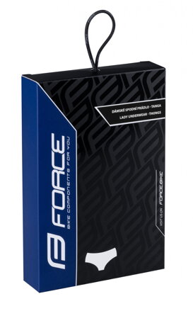 FORCE dámske spodné prádlo - brazílsky strih, 3 pack, čierne FORCE dámske spodné prádlo - brazílsky strih, 3 pack, čierne
