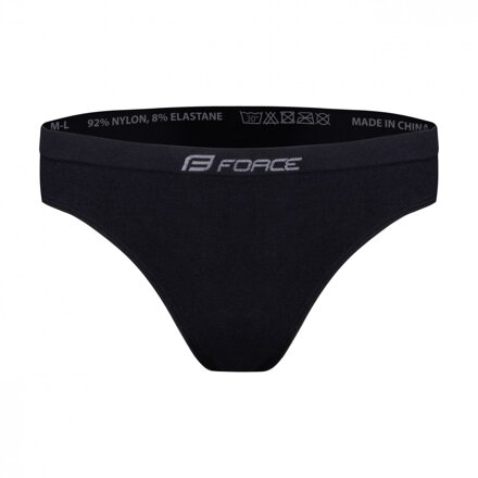 FORCE dámska spodná bielizeň - bikiny 3 pack, čierna FORCE dámska spodná bielizeň - bikiny 3 pack, čierna