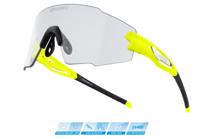 FORCE okuliare MANTRA fluo, fotochromatické sklo FORCE okuliare MANTRA fluo, fotochromatické sklo