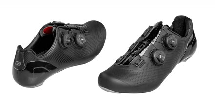 FORCE tretry ROAD WARRIOR CARBON, čierne FORCE tretry ROAD WARRIOR CARBON, čierne