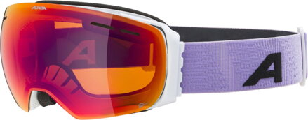 ALPINA Lyžiarske okuliare GRANBY bielo fialové Q-LITE rainbow ALPINA Lyžiarske okuliare GRANBY bielo fialové Q-LITE rainbow