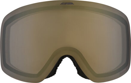 ALPINA Lyžiarske okuliare PENKEN black matt Q-LITE gold ALPINA Lyžiarske okuliare PENKEN black matt Q-LITE gold