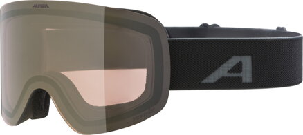 ALPINA Lyžiarske okuliare PENKEN black matt Q-LITE gold ALPINA Lyžiarske okuliare PENKEN black matt Q-LITE gold