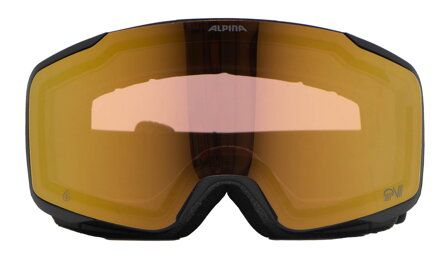 ALPINA Lyžiarske okuliare TAOS black matt QV gold ALPINA Lyžiarske okuliare TAOS black matt QV gold