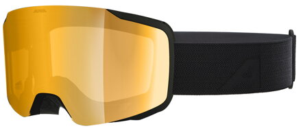 ALPINA Lyžiarske okuliare TAOS black matt QV gold ALPINA Lyžiarske okuliare TAOS black matt QV gold