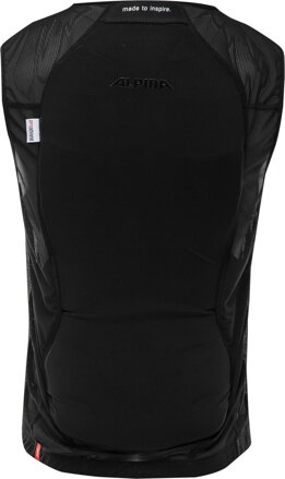 Vesta s chráničom chrbta PROSHIELD MEN VEST čierna Vesta s chráničom chrbta PROSHIELD MEN VEST čierna