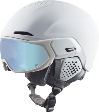 ALPINA Lyžiarska prilba ALTO QV white matt/ice-blue ALPINA Lyžiarska prilba ALTO QV white matt/ice-blue