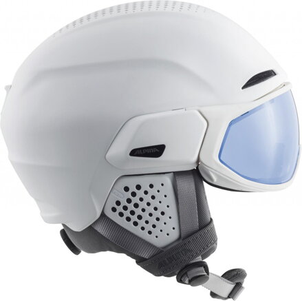 ALPINA Lyžiarska prilba ALTO QV white matt/ice-blue ALPINA Lyžiarska prilba ALTO QV white matt/ice-blue