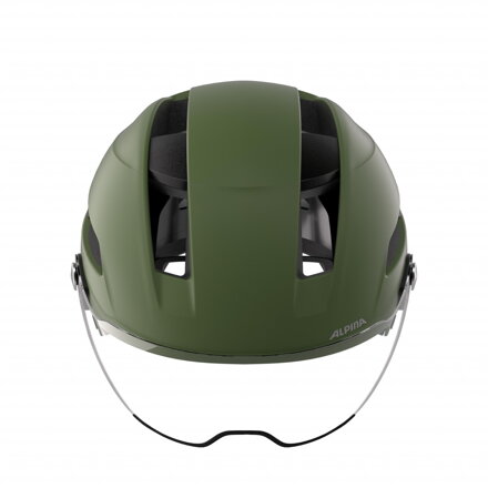 ALPINA Cyklistická prilba BLOOM VISOR MIPS olivová matná