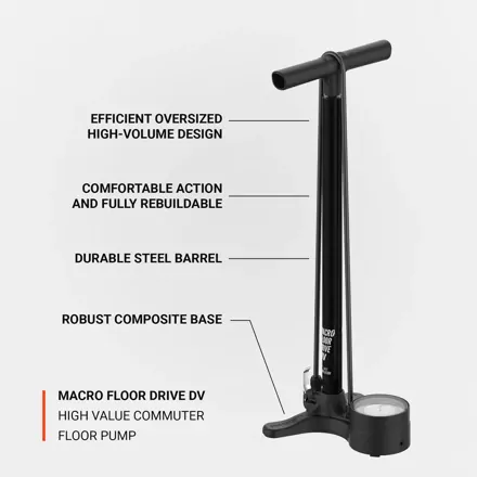 Lezyne pumpa MACRO HV FLOOR DRIVE Lezyne pumpa MACRO HV FLOOR DRIVE
