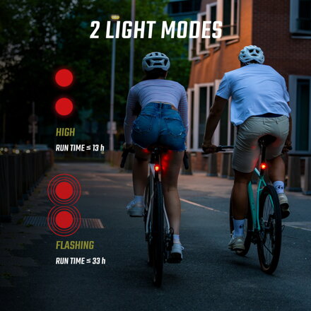 Sigma svetlo predné BUSTER 150 + svetlo zadné NYTE 10