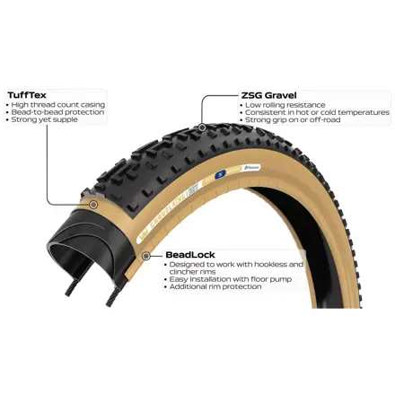 PANARACER Plášť Gravelking EXT, kevlar. pätka, čierno-hnedý PANARACER Plášť Gravelking EXT, kevlar. pätka, čierno-hnedý
