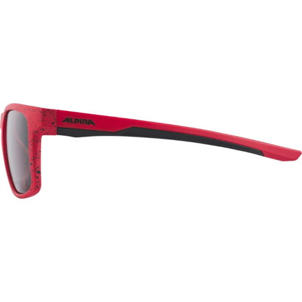 Alpina Detské okuliare FLEXXY COOL KIDS I, červeno-čierne matné (red-black matt)