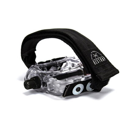 Restrap Diagonal Pedal Straps popruhy na pedále, čierna