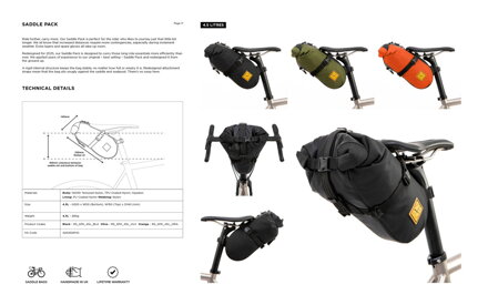 Restrap Tool Pouch podsedlová kapsička, 0.6 l, olivová