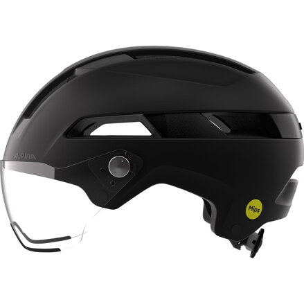 ALPINA Cyklistická prilba BLOOM VISOR MIPS black matt