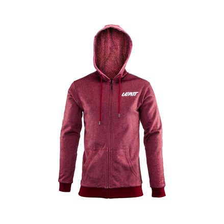 Leatt mikina Premium Ruby, na zips Leatt mikina Premium Ruby, na zips