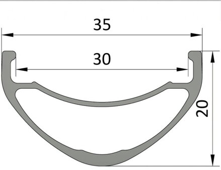 IBEX ráfik 584-30 (27.5") 32 dier, čierny