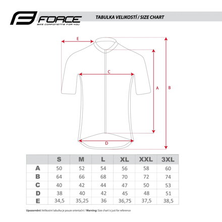 FORCE dres LIFE krátky rukáv, čierno-modro-ružový FORCE dres LIFE krátky rukáv, čierno-modro-ružový