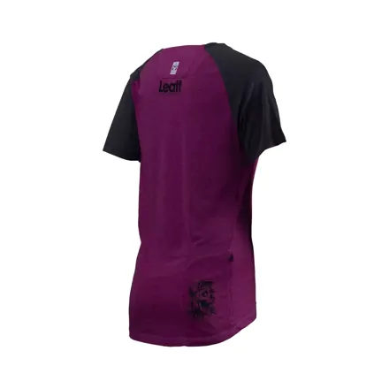 Leatt dres s krátkym rukávom MTB AllMtn 2.0, dámsky, purple
