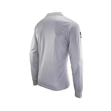 Leatt polo triko Team Long, pánske, steel