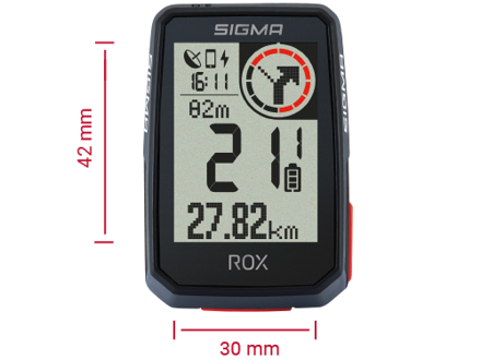 Sigma ROX 2.0 Black / White Top Mount Set Sigma ROX 2.0 Black / White Top Mount Set