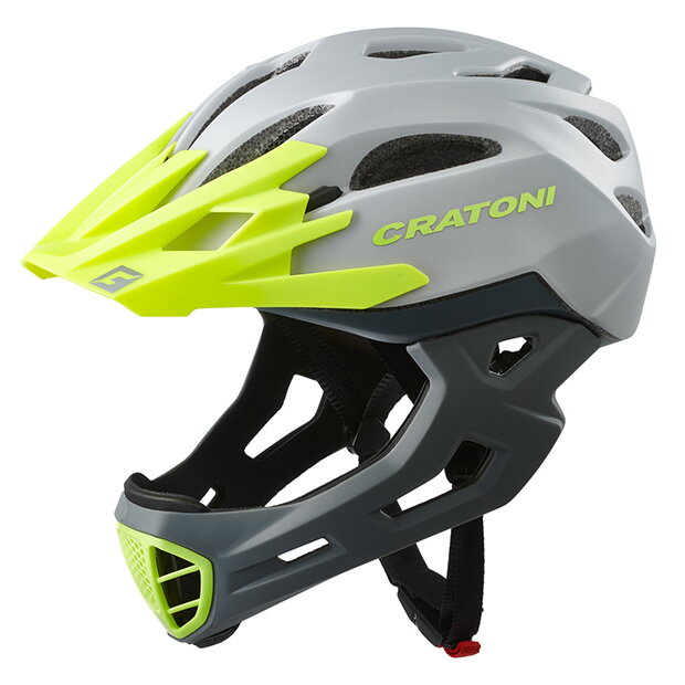 Prilba CRATONI C-Maniac Grey/Lime Matt - L/XL (59-62cm)