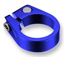 Sedlová objímka PELLS C-04 Blue - 31,8 mm