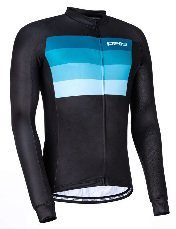 PELLS dres Lines dl. rukáv, Blue - XXXL