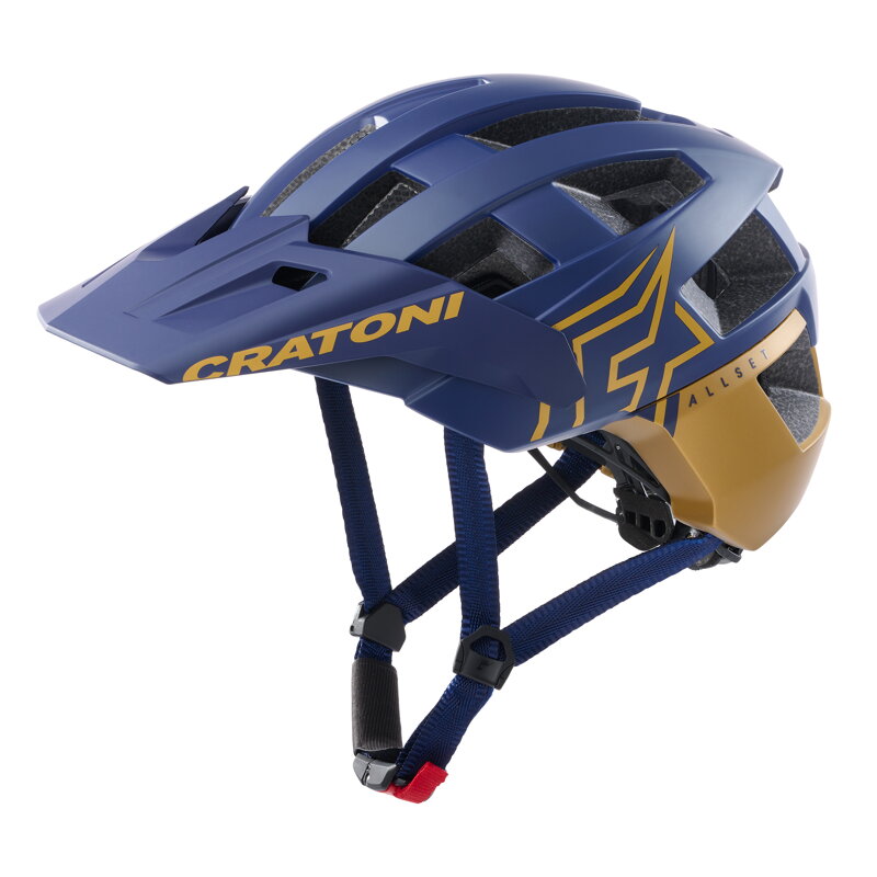 Prilba CRATONI AllSet Pro Blue/Gold Matt - M/L (58-61cm)