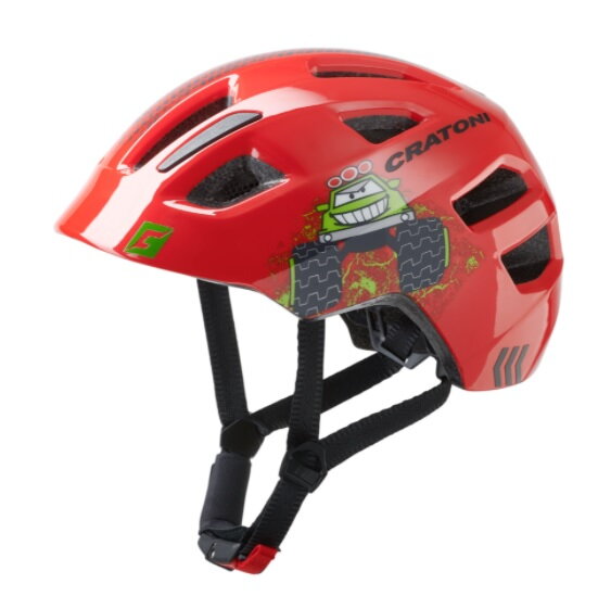 Detská prilba CRATONI Maxster Truck Red Glossy - S/M (51-56cm)