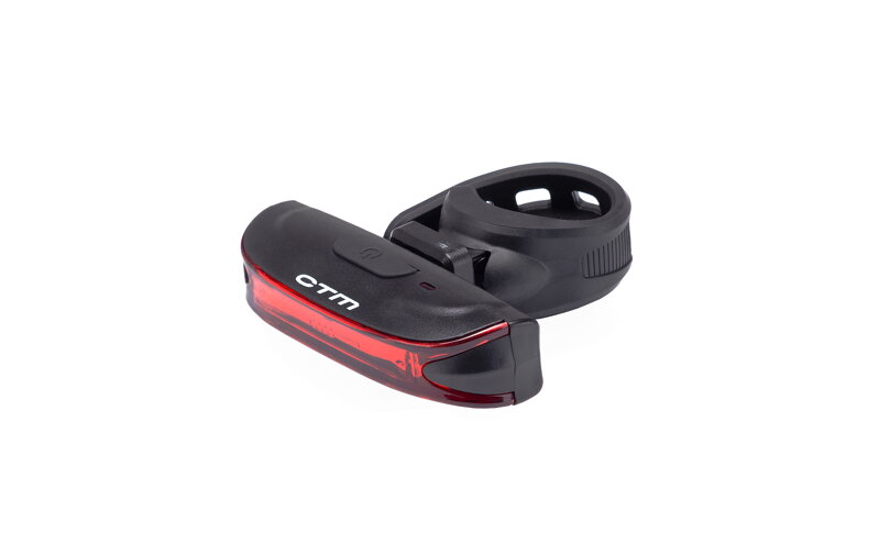 Osvetlenie zadné CTM Caliber, USB, čierne