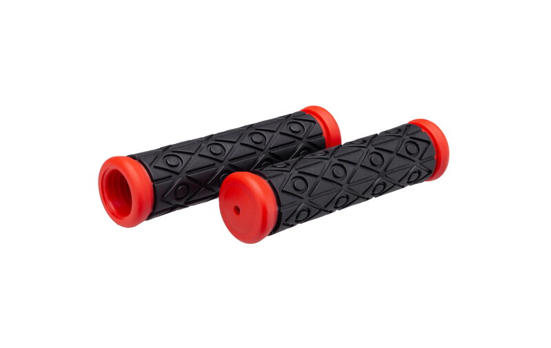 Rukoväte CTM Lace,čierne, červený lem, 120mm