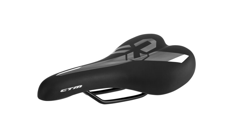 Sedlo CTM Twister, čierna/biela