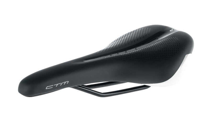 Sedlo CTM Charisma, čierna/biela