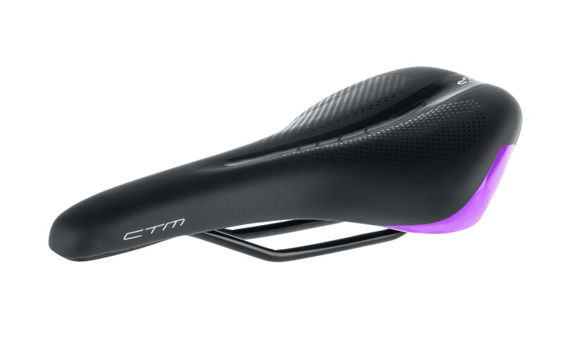 Sedlo CTM Charisma, čierna/fialová